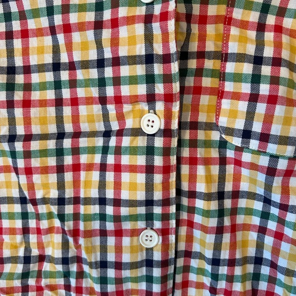 Hudson Bay Company Stripes cotton PJ set. Collared. Buttons. Pockets. Medium - Picture 5 of 10